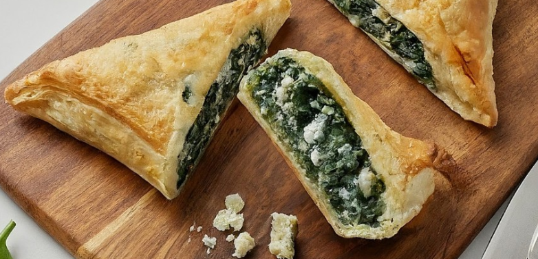 Spinach & Cheese Triangles